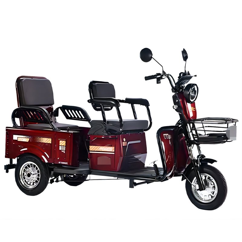 High Quality Electric Tricycle Three-wheeled Electric Scooter LED Light