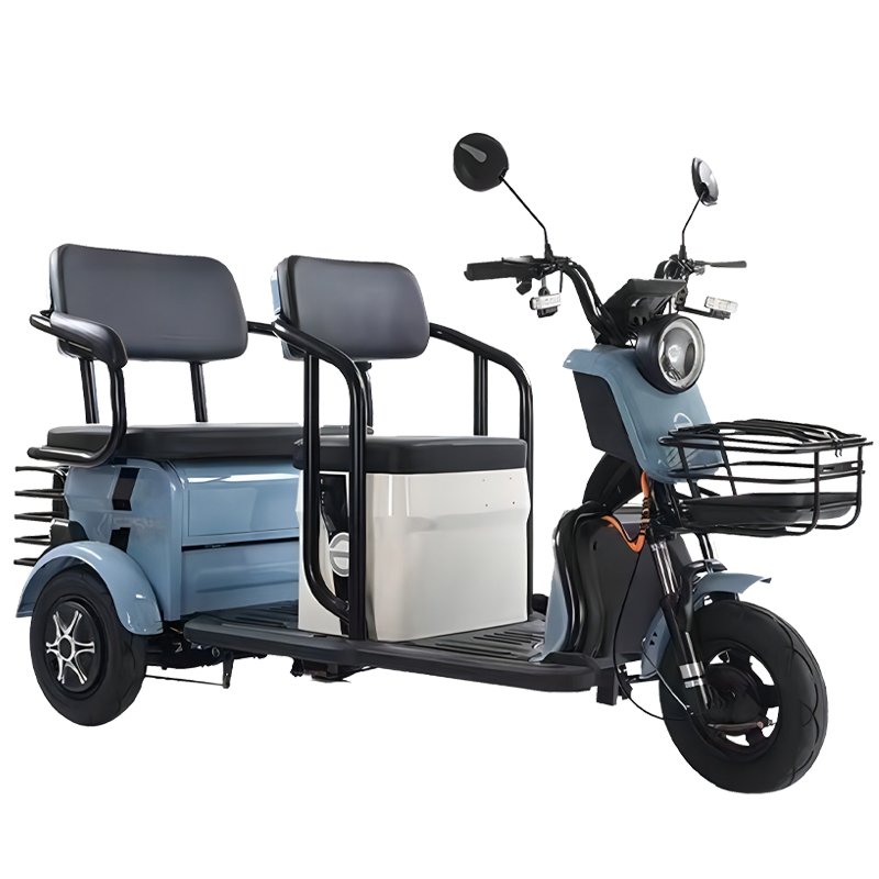 High Quality Electric Tricycle Three-wheeled Electric Scooter LED Light