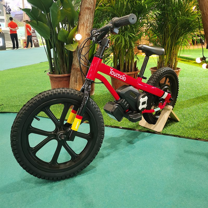 Unfold 2-Wheel 16-Inch Electric Balance Bike for Children 6~9 Years Old OEM Color Brand 150W Motor Kids Electric Balance Bikes