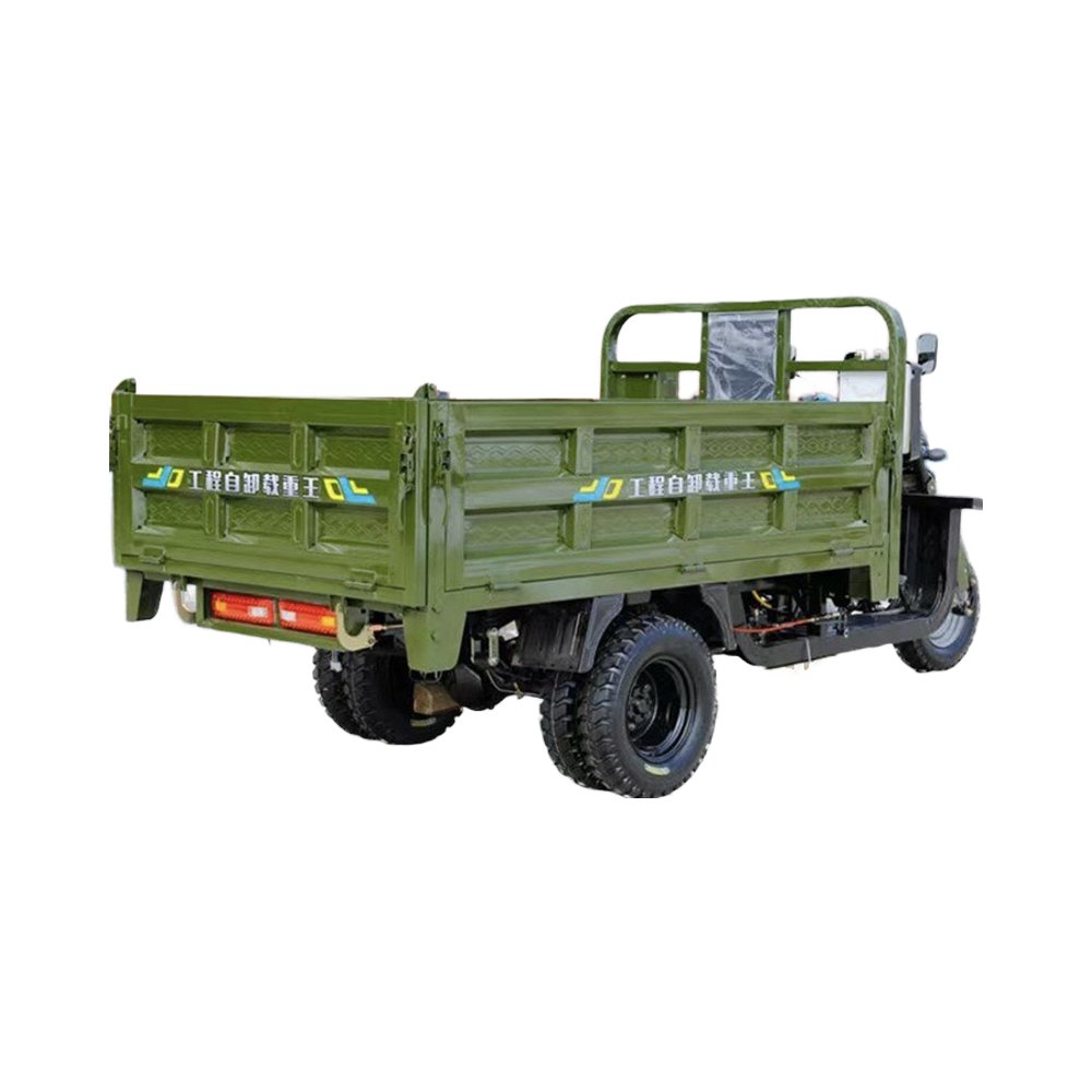 Tricycle Motor Cargo Car Motorized Tricycle Motorcycle Gasoline ThreeFuel Cargo Motor Tricycle with Strength Delivery Van
