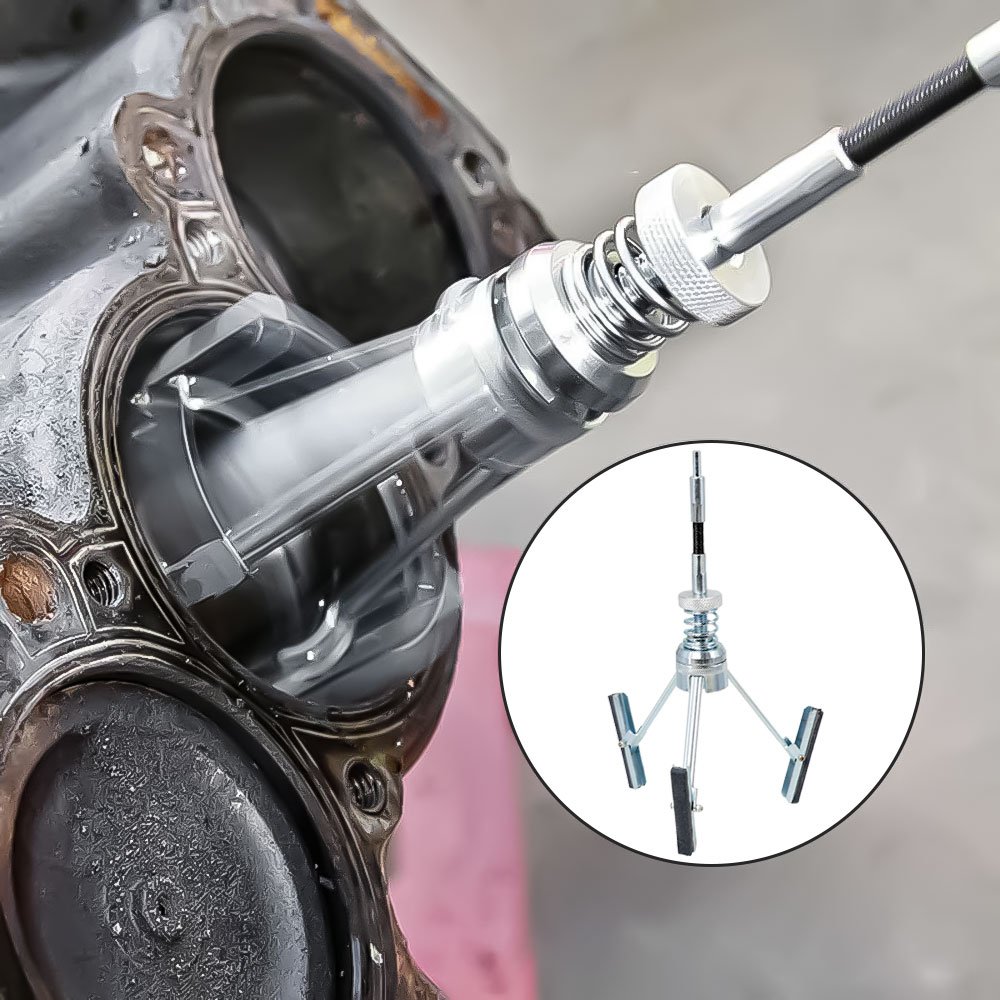 Cylinder Honing Tool 3 Jaw Polishing Tool Flexible Shaft Car Engine Piston Cylinder Hone Steel Engine Cylinder Hone Tool