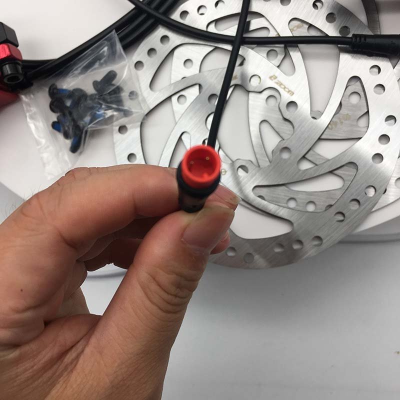 Zoom Electric Scooter Power off Control Ebike Hydraulic Disc Brake Caliper 2200 2000 1000mm for zero Kaabo KUGOO E-bike