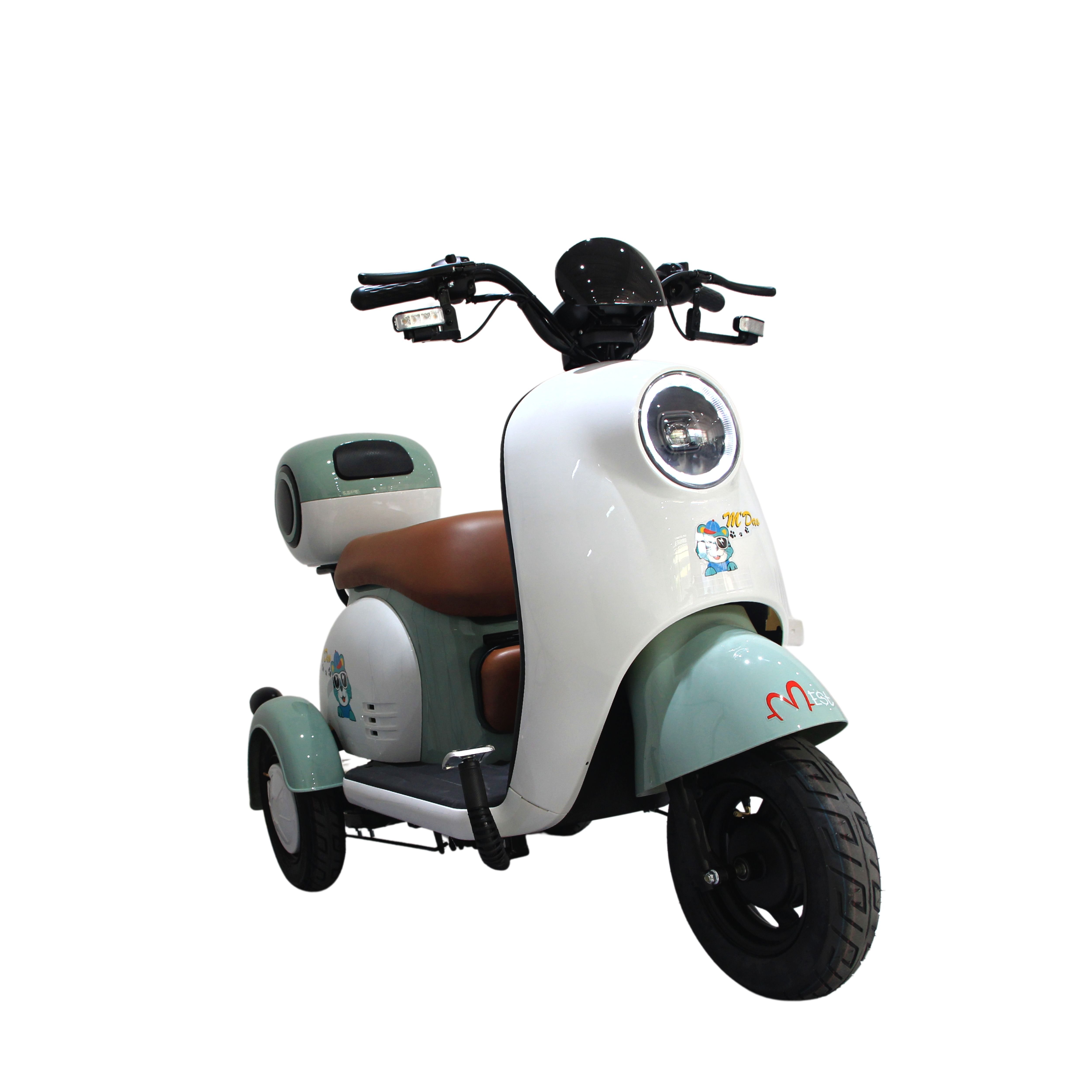 Mifun Newest Design Hot Sale 500w Motorcycle Three Wheels Adults Electric Tricycles Scooter Cheap Mobility China Ckd