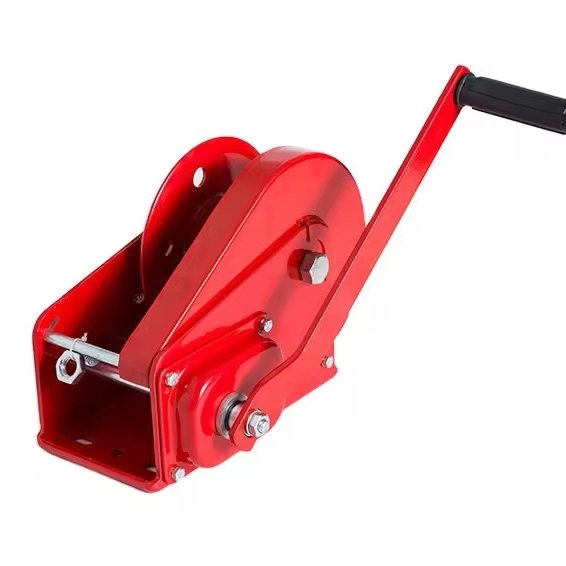 1200/1800/2600 Lbs Mini Portable Small Boat Trailer Capstan Winch Manual Hand Cable Winch Hand Brake Winch