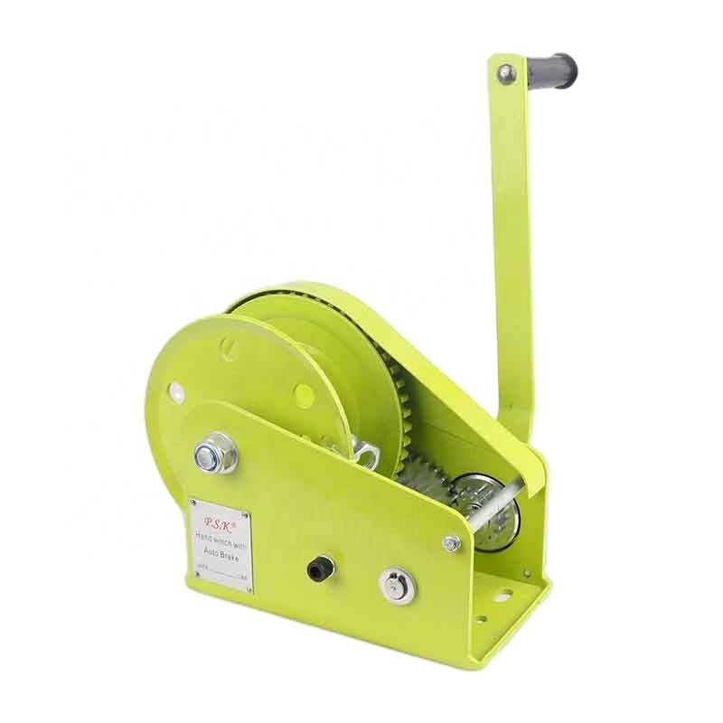 1200/1800/2600 Lbs Mini Portable Small Boat Trailer Capstan Winch Manual Hand Cable Winch Hand Brake Winch