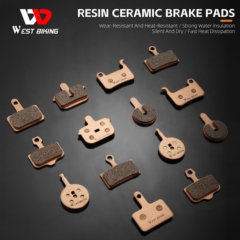 WEST BIKING MTB Mountain Bicycle Hydraulic Disc Brake Pads Bike Brake Pad for Electric Bike Bicycle Accessories