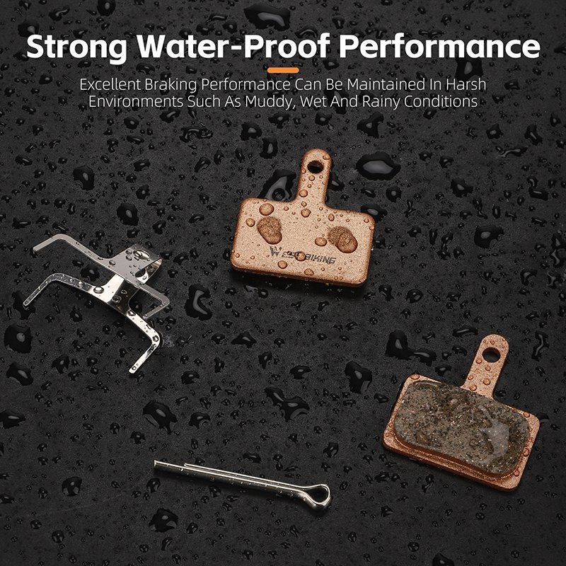WEST BIKING MTB Mountain Bicycle Hydraulic Disc Brake Pads Bike Brake Pad for Electric Bike Bicycle Accessories