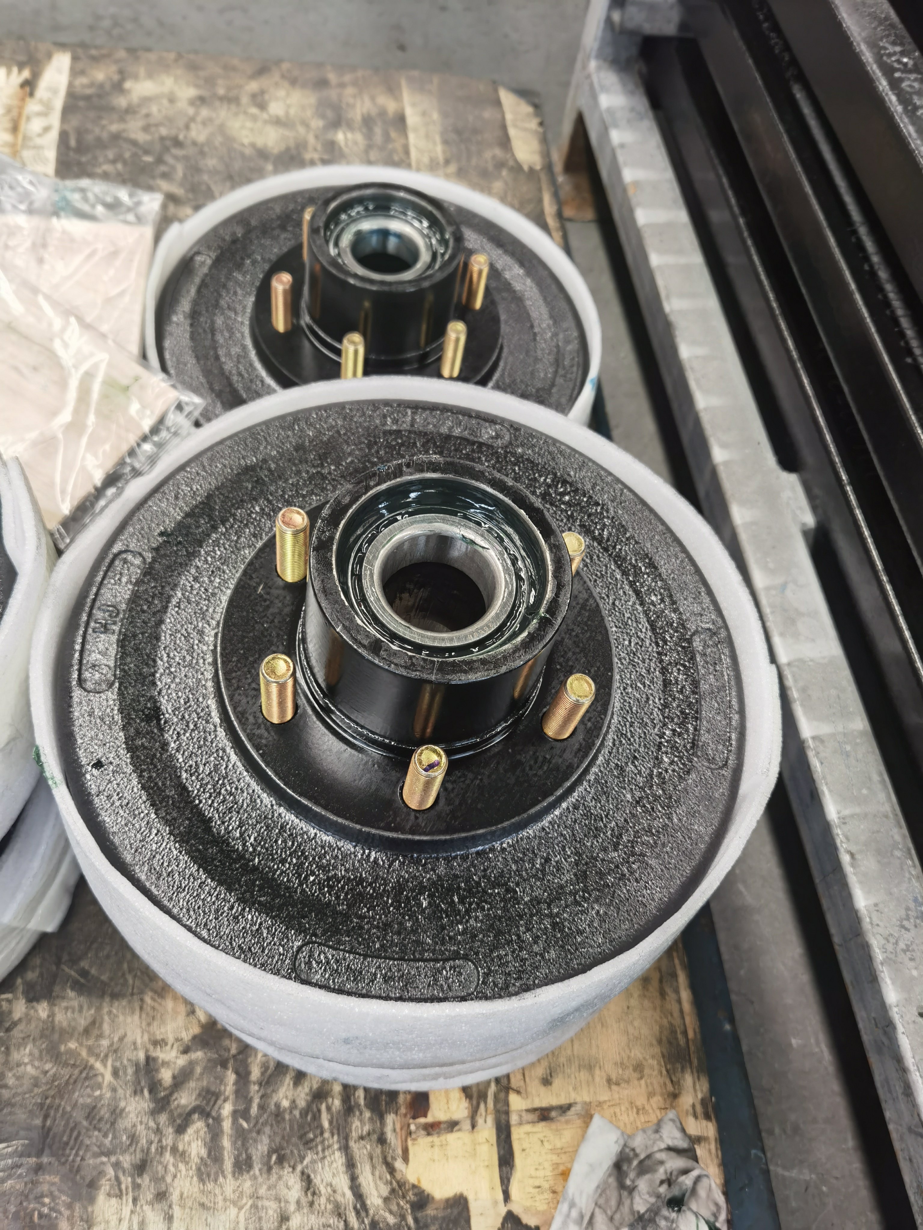 Quality Choice Standard 3T 12" 5 Bolt or 6 Bolt Pcd 5.5" 25590 25590 Bearing Kit Brake Drums for 3T Australian Trailer Axle