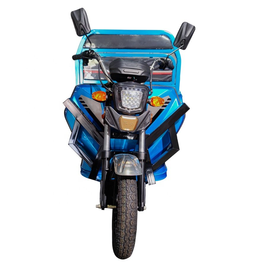High Performance Tricycles Three Wheel Electric Tricycles with Huge Capacity Adult 60V 1000W for Cargo ISO LED Display JIA Open