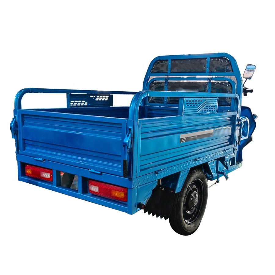 High Performance Tricycles Three Wheel Electric Tricycles with Huge Capacity Adult 60V 1000W for Cargo ISO LED Display JIA Open