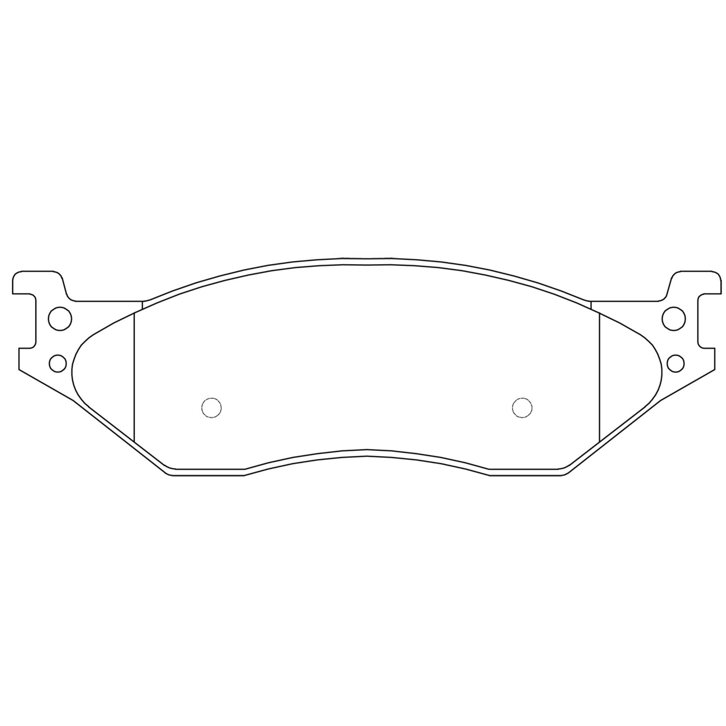 High Performance Factory Auto Parts Brake Pads (Pastillas De Freno) OEM Disc D1066/D1353 Is Front/Rear Axle Brake for FORD