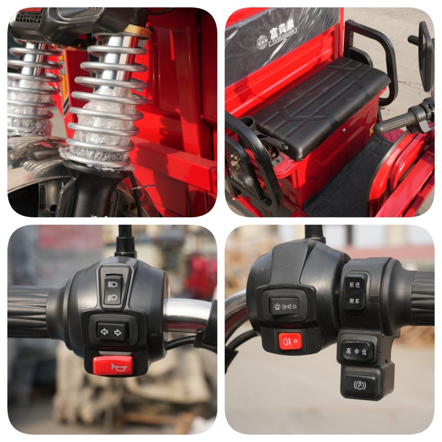 High Quality Electric Freight Tricycle With 1000W Motor, 3-Wheel Electric Motorcycle, Tricycle With Pedals