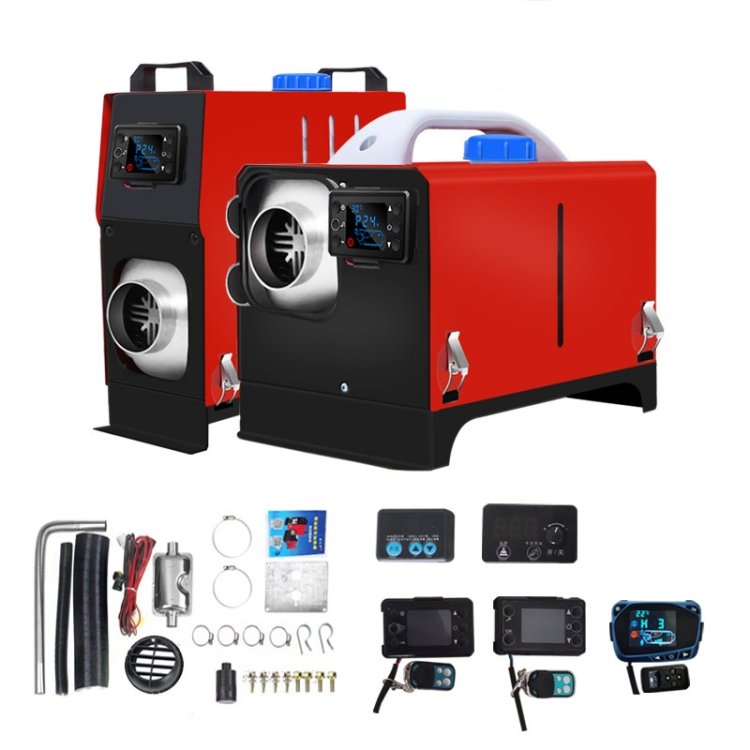 RGFROST 12 Volt All-In-One Diesel Air Heater Integrated Truck Motor Home Campervan Boat SUV Air Conditioner