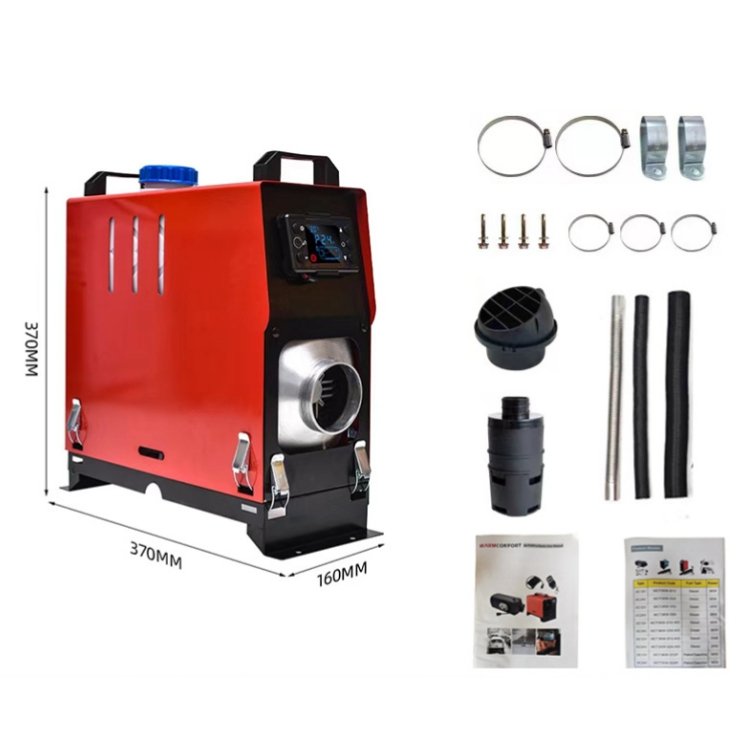 RGFROST 12 Volt All-In-One Diesel Air Heater Integrated Truck Motor Home Campervan Boat SUV Air Conditioner