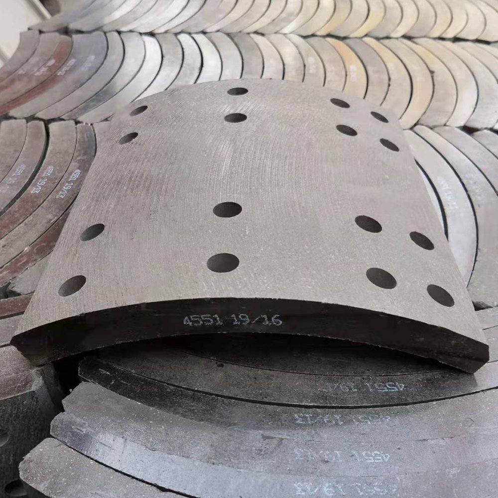 Best Seller Commercial Dump Heavy Truck Trailer Parts Drum Brake Shoe 4707 4515 4551 Brake Lining Only Sell Good Quality