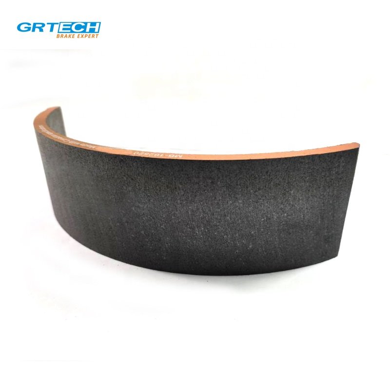 MB162520 Premium Quality E11 Certificated Undrilled Truck Brake Shoe Lining for Mitsubishi Trucks
