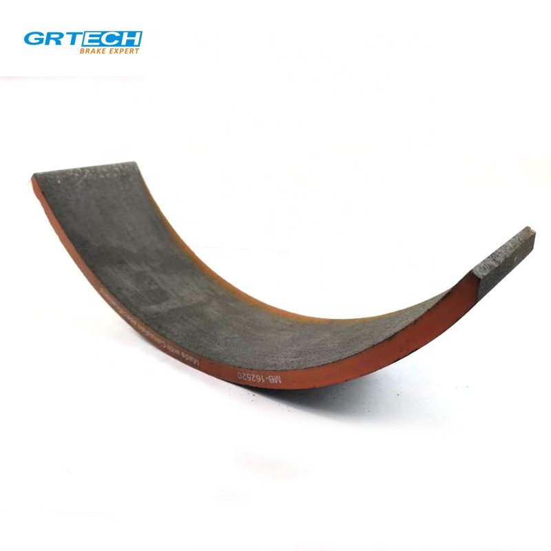 MB162520 Premium Quality E11 Certificated Undrilled Truck Brake Shoe Lining for Mitsubishi Trucks