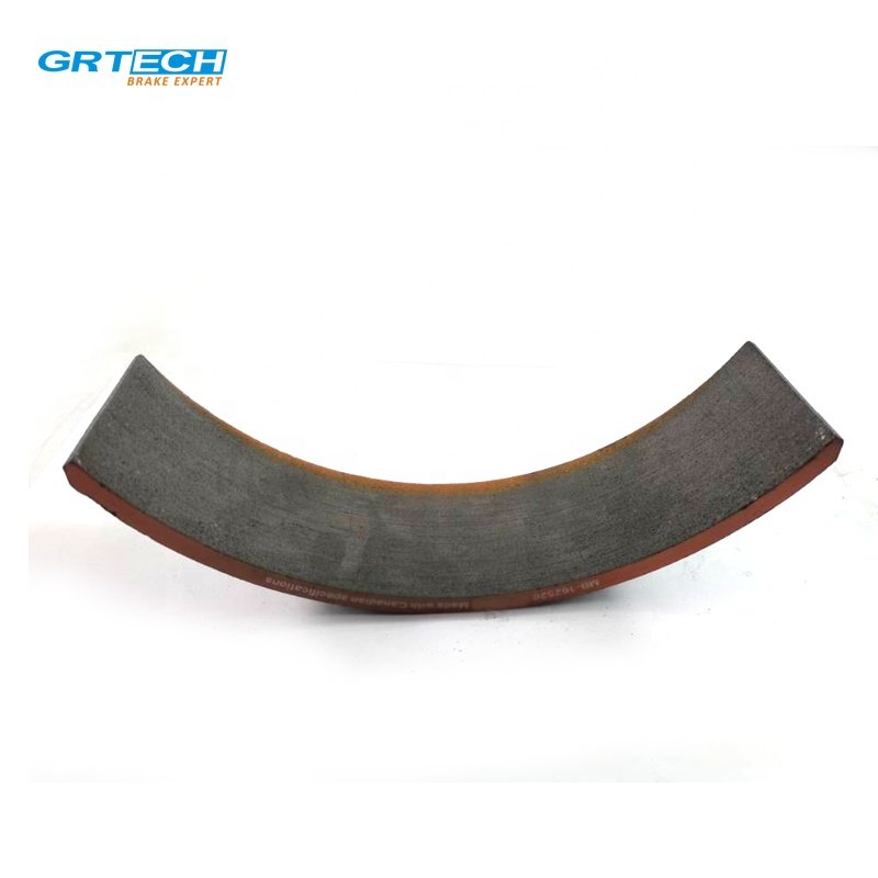 MB162520 Premium Quality E11 Certificated Undrilled Truck Brake Shoe Lining for Mitsubishi Trucks