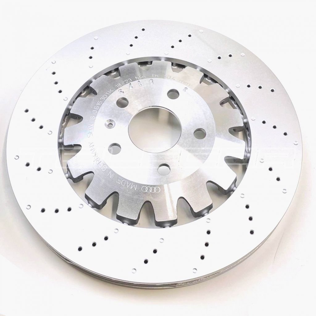 310*22mm 1K0615601N Autoparts Floating Brake Disc for Audi and Rear Brake Disc with Wave Cutting Floating Screw 2 Piece Set