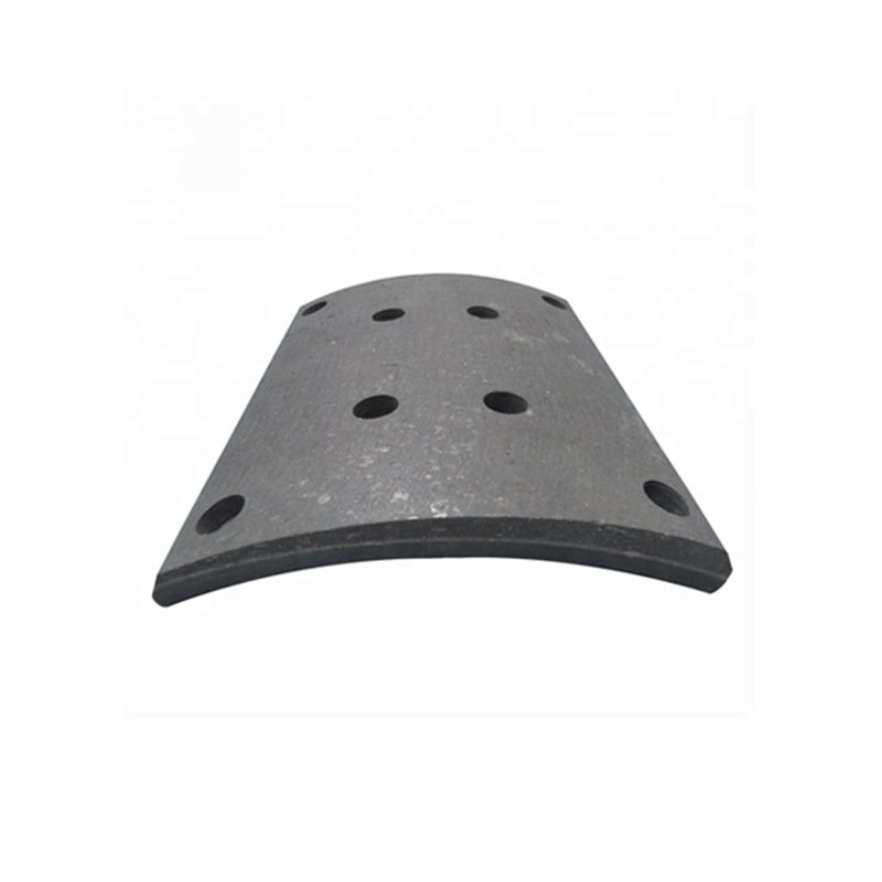 19488 Drum Brake Shoe Friction Pad Brake Lining Semi-metal Heavy Truck
