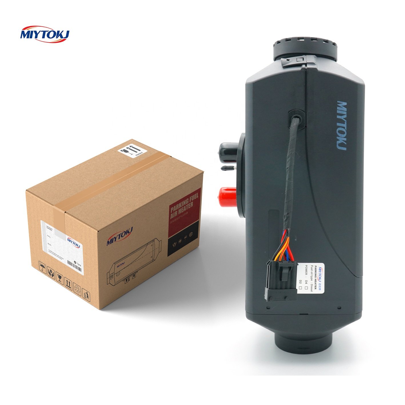 New 2KW Diesel Air Heater for Trucks Cars Vans RVs Buses Boats-12V Remote Control Quick Heat with LCD Display