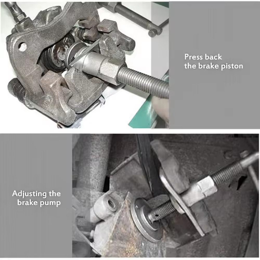 22pcs Vehicle Brake Piston Caliper Rewind Back Disc Brake Caliper Tool Set Brake Pad Repair
