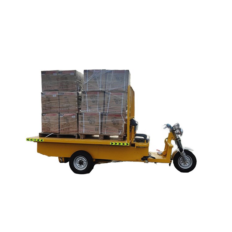 High Level Flat Lift Transport Vehicle Open Body Cargo Tricycle Passenger and Cargo Dual Use Electric Tricycles for Adults