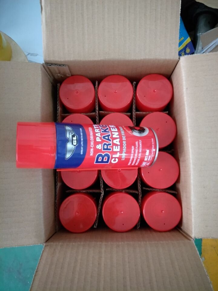 Free Metal Can Brake Cleaner Wash and Clutch Fluid & Chemicals