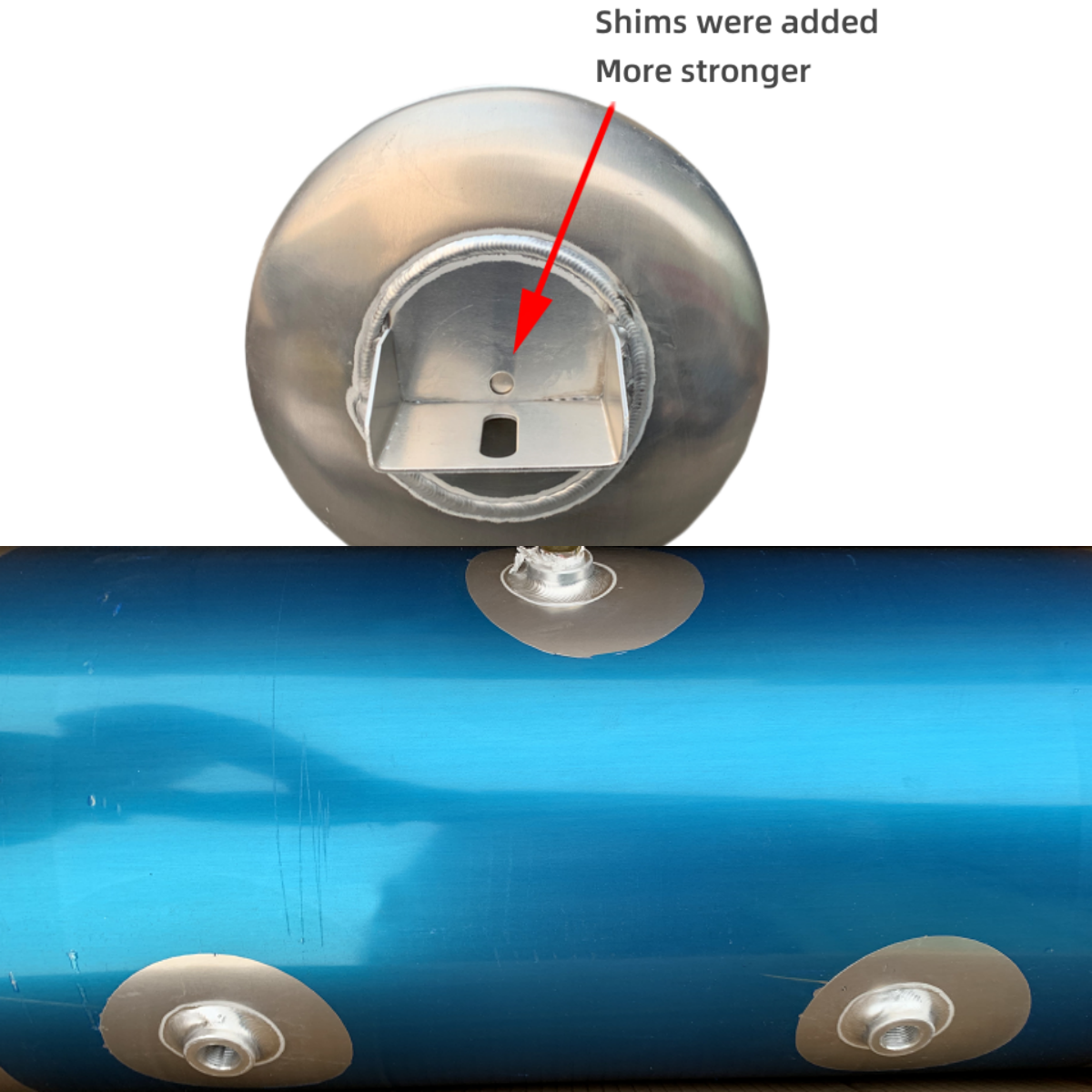 Steel Air Reservoir for Truck & Trailer Brake Systems | Corrosion-Resistant Air Cylinder