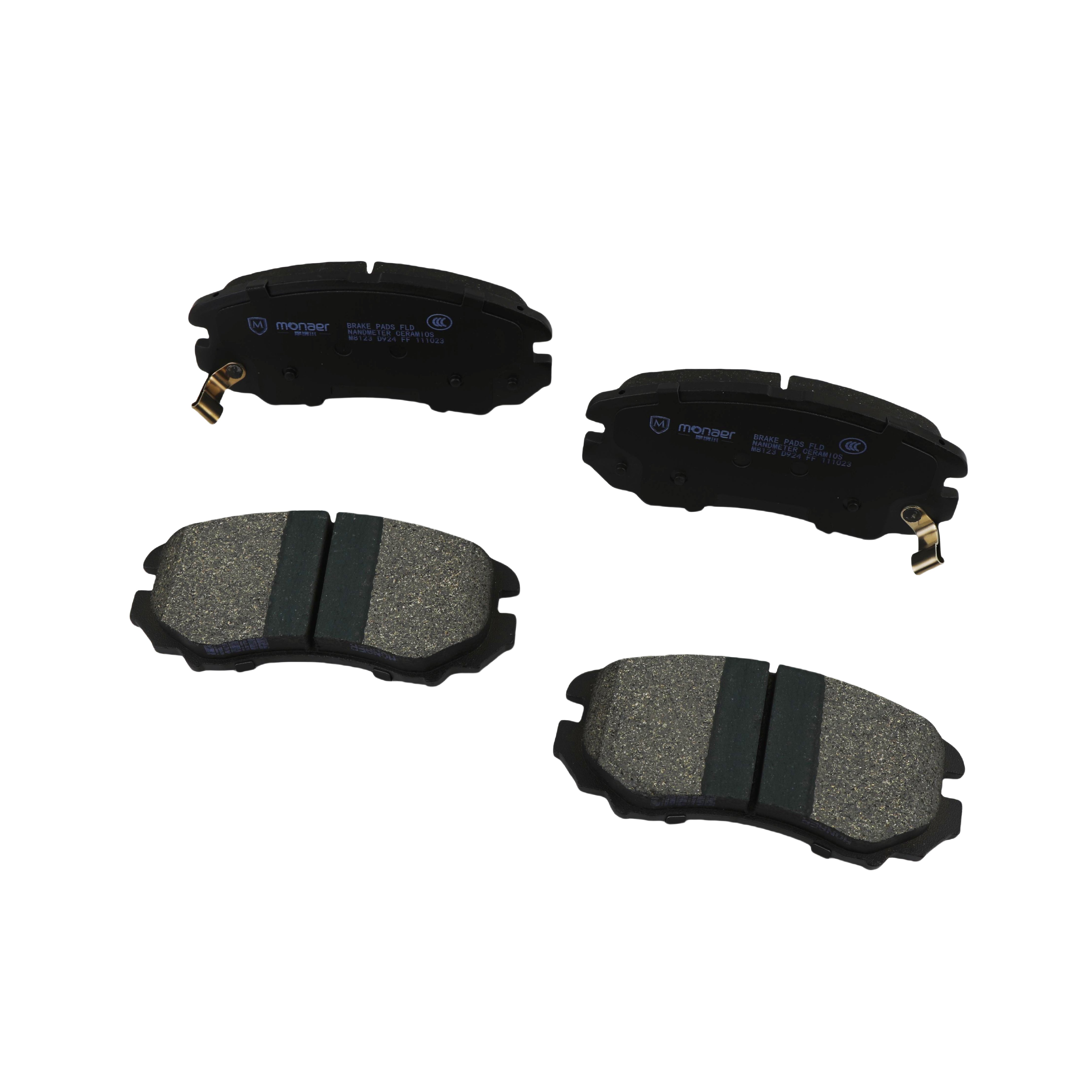 SP2556 SP1202 Brake Systems Manufacturer Auto Car Parts Spare Ceramic Disc Front Brake Pads D924 for Hyundai KIA