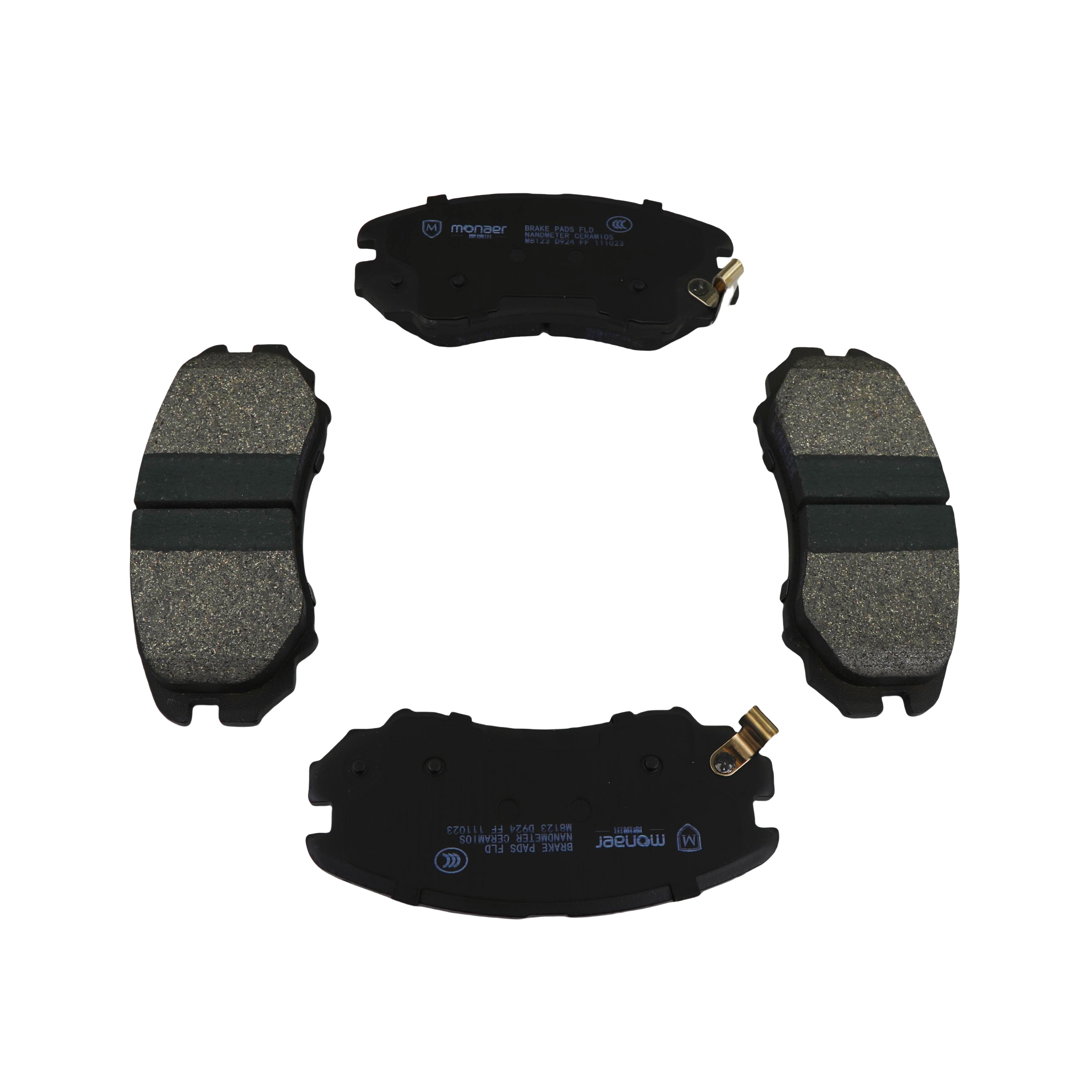 SP2556 SP1202 Brake Systems Manufacturer Auto Car Parts Spare Ceramic Disc Front Brake Pads D924 for Hyundai KIA