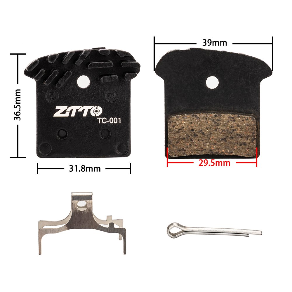 MTB Bike Resin Metal Ceramic Cooling Fin Ice Tech Bicycle Hydraulic Disc Brake Pads Oil Brake Calipers SLX XT XTR M8000 M9000