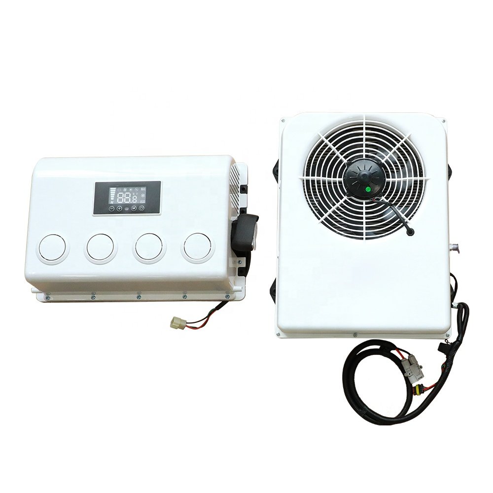 ACTECmax Battery AC System Cabin 12V 24V Car RV Electric Rooftop Integrated Parking Cooler AC.161.078 Truck Air Conditioner