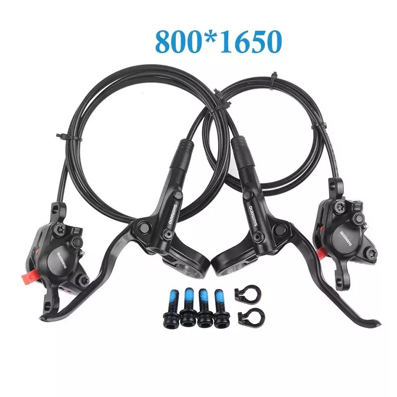 SHIMANO MT200 Brake MTB Bicycle Hydraulic Oil Disc Hydraulic Disc Brake 4 Piston 800/1550/1700mm Mountain Bike Brake Bike Parts