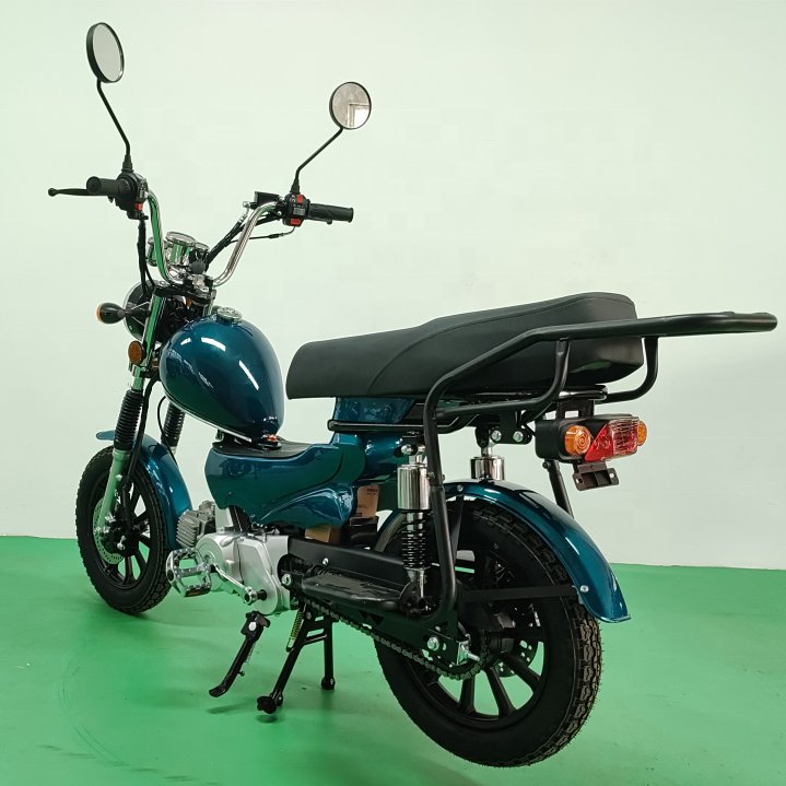 Front and Rear Disc Brakes Moped 50cc 110cc Air Cooling 4 Stroke Euro 5 Minibike with Pedal with Big Carrier
