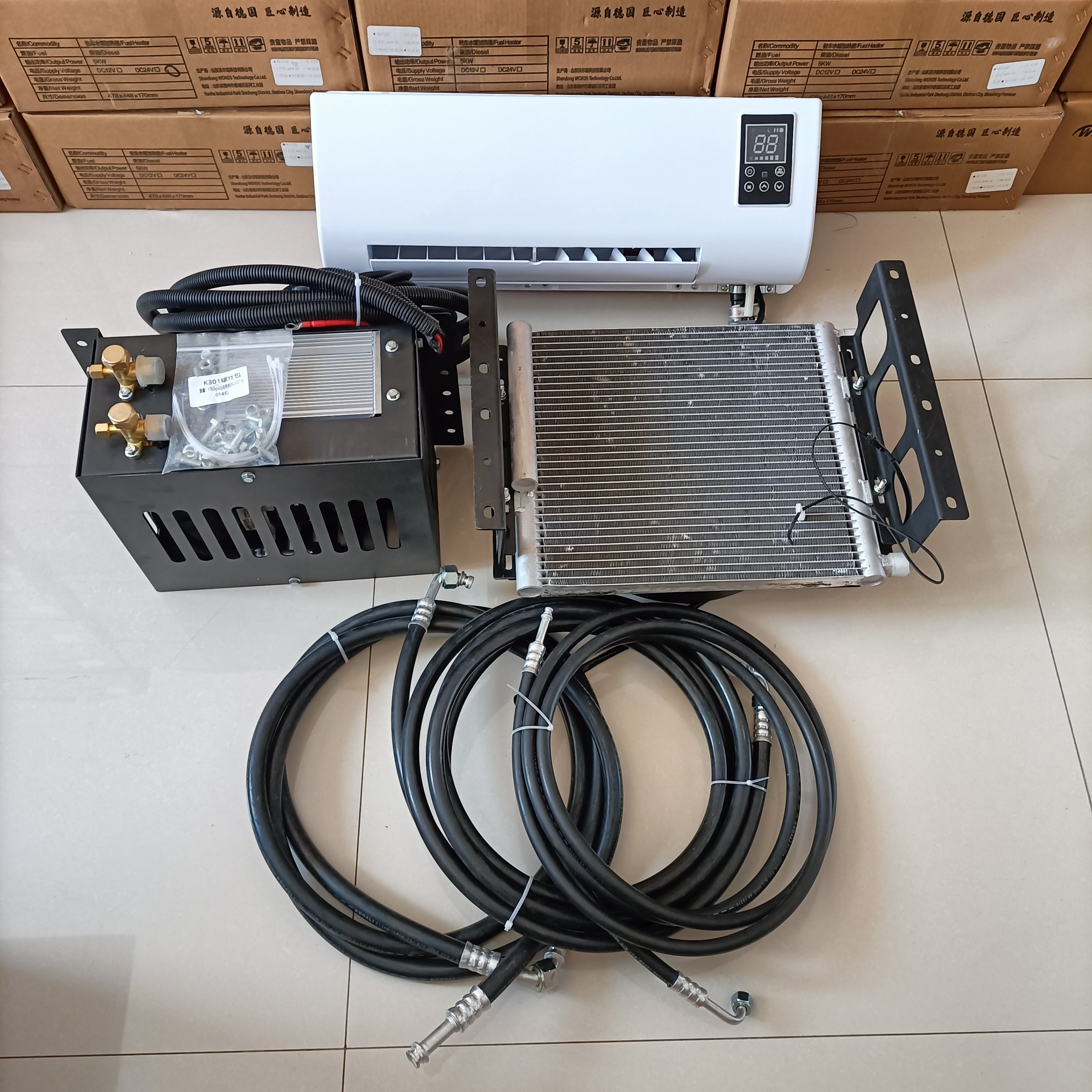 Electrical air Conditioning Kit for Cars Electrical air Conditioning Kit 12v 12 Volt air Conditioner for Car Camping Truck