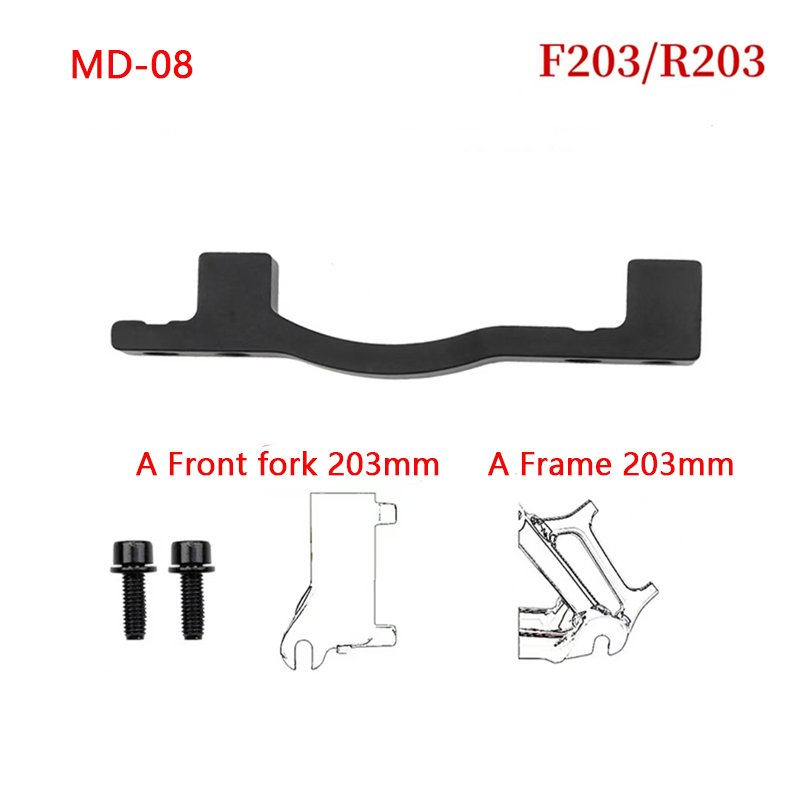 Bike Ultralight Bracket 140mm 160mm 180mm 203mm Bicycle Disc Brake Caliper Mount Adapter for Bicycle Spare Parts