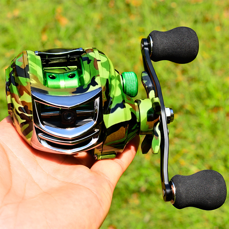 Newbility Ultra Light Fishing Reel 18+1BB 10 kg Drag Magnetic Break 7.2:1 Gear Bait Magnetic Brake System Reel Fishing