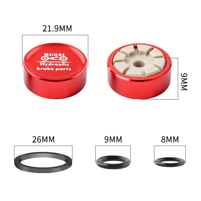MUQZI 1 Pair MTB Road Bicycle Hydraulic Brake Caliper Piston Bike Disc Brake Replace Parts for Shimano XT/M785/M8000/SLXM675