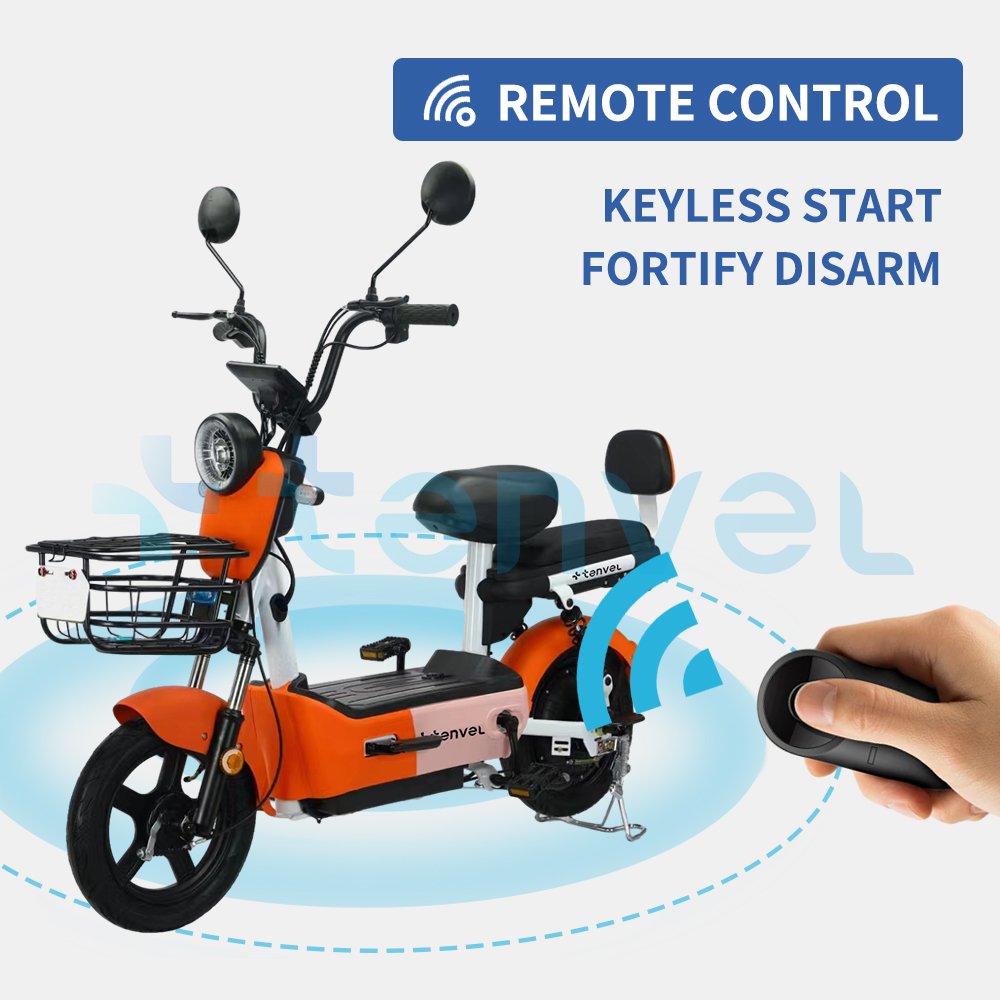 Hot Selling New Adults Electric Scooter Bike 14inch 350w 48v Electronic Mobility City E-bike Women Electric City Scooter Bike