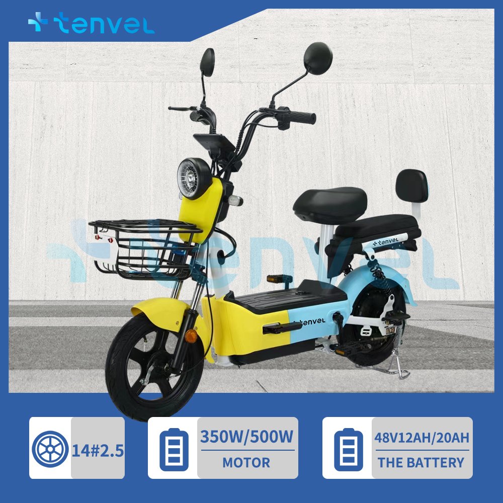 Hot Selling New Adults Electric Scooter Bike 14inch 350w 48v Electronic Mobility City E-bike Women Electric City Scooter Bike