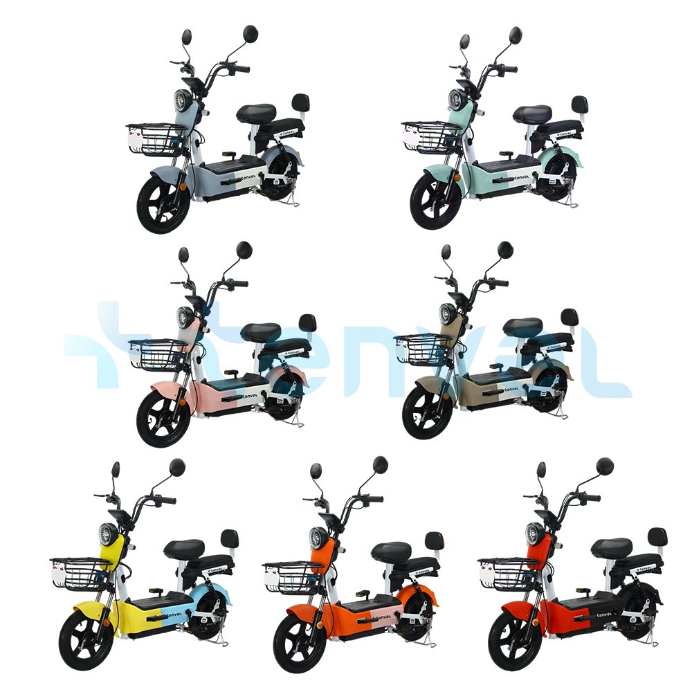Hot Selling New Adults Electric Scooter Bike 14inch 350w 48v Electronic Mobility City E-bike Women Electric City Scooter Bike