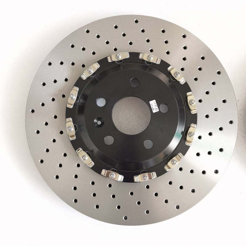 Jekit 400x28mm Brake Disc Drilled 35mm Height Hub 5x112 and 68mm Floating Hardware