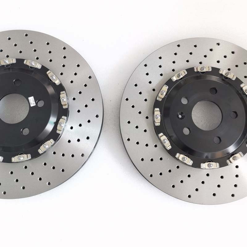 Jekit 400x28mm Brake Disc Drilled 35mm Height Hub 5x112 and 68mm Floating Hardware