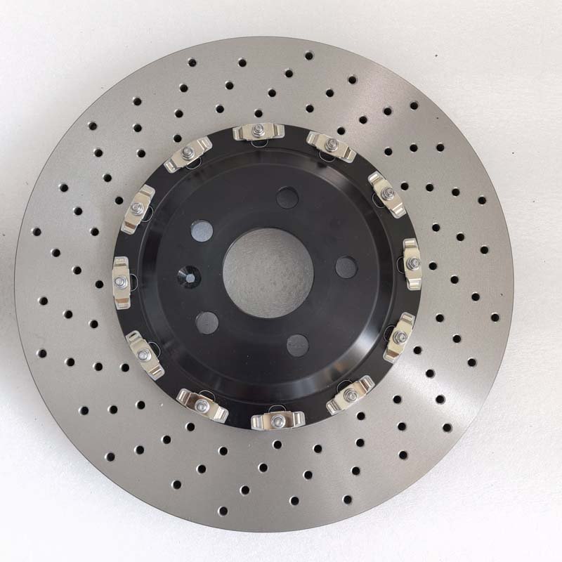 Jekit 400x28mm Brake Disc Drilled 35mm Height Hub 5x112 and 68mm Floating Hardware