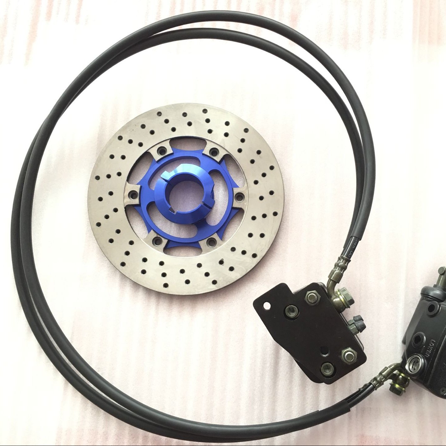 Ventilate Brake Disc with Carrier for Kart