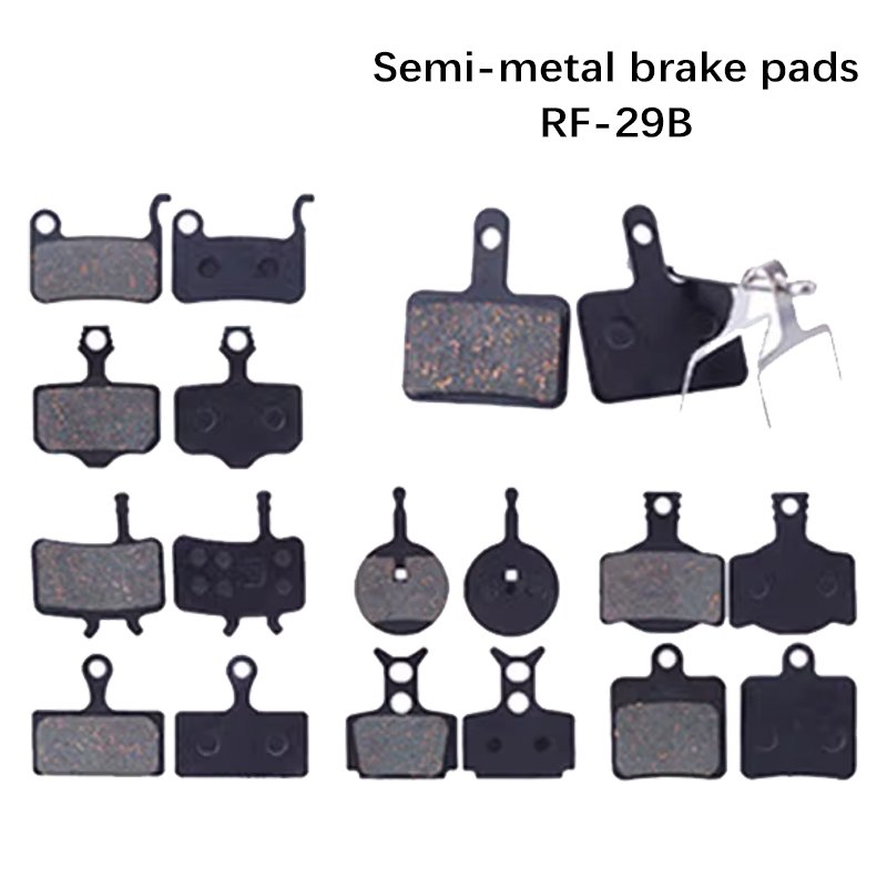 Hot Sale 180mm Alloy Brake Block for BMX Bikes Semi-Metal for Oil Disc Brake Pads BB5 M355 M446 Hydraulic Brakes for Bicycle