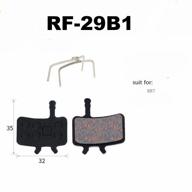 Hot Sale 180mm Alloy Brake Block for BMX Bikes Semi-Metal for Oil Disc Brake Pads BB5 M355 M446 Hydraulic Brakes for Bicycle