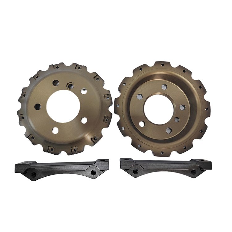RX6S 355 Hot Sale Accept Custom Monoblock Front 6 Piston Brake Calipers for Audi A4 A6 /BMW 3 4 5