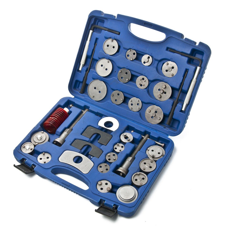 Auto Body Repair 35 PCS Universal Brake Pad Piston Caliper Wind Back Disassembly Replacement Tools Kit